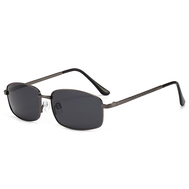 Polarisierte Sonnenbrille für Herren im Vintage-Design, modisch, schwarz, zum Autofahren, Angeln, UV400, blendfreie Sonnenbrille graue von Joom DACH