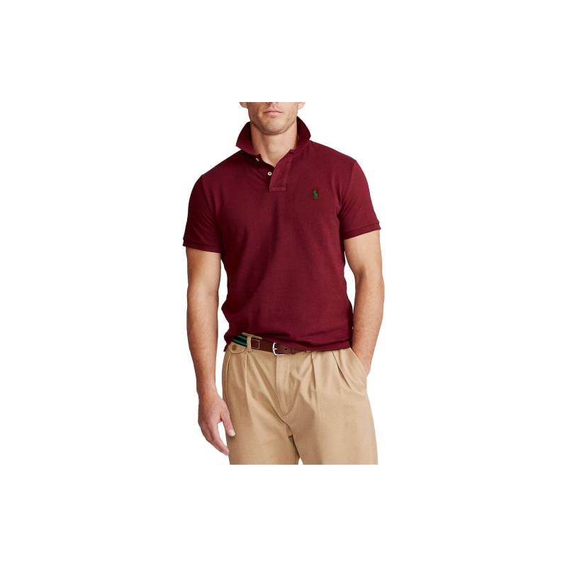 Polo Ralph Lauren Einfarbiges Polohemd mit gesticktem Logo Kurzarm Herren Tops Burgunderrot 710794276-012 XL Polo Ralph Lauren Einfarbiges Polohemd mit gesticktem Logo Kurzarm Herren Tops Burgunderrot 710794276-012 XL von Joom DACH
