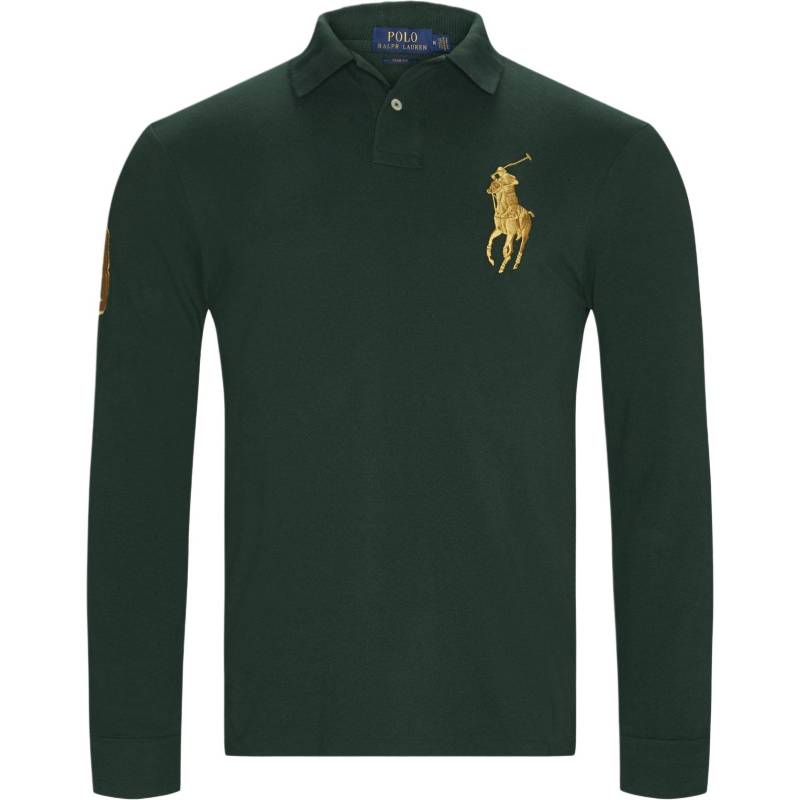 Polo Ralph Lauren Einfarbiges Poloshirt mit Sticklogo Langarm Herren Oberteile Grün MNPOKNI16810751-D08 S Polo Ralph Lauren Einfarbiges Poloshirt mit Sticklogo Langarm Herren Oberteile Grün MNPOKNI16810751-D08 S von Joom DACH
