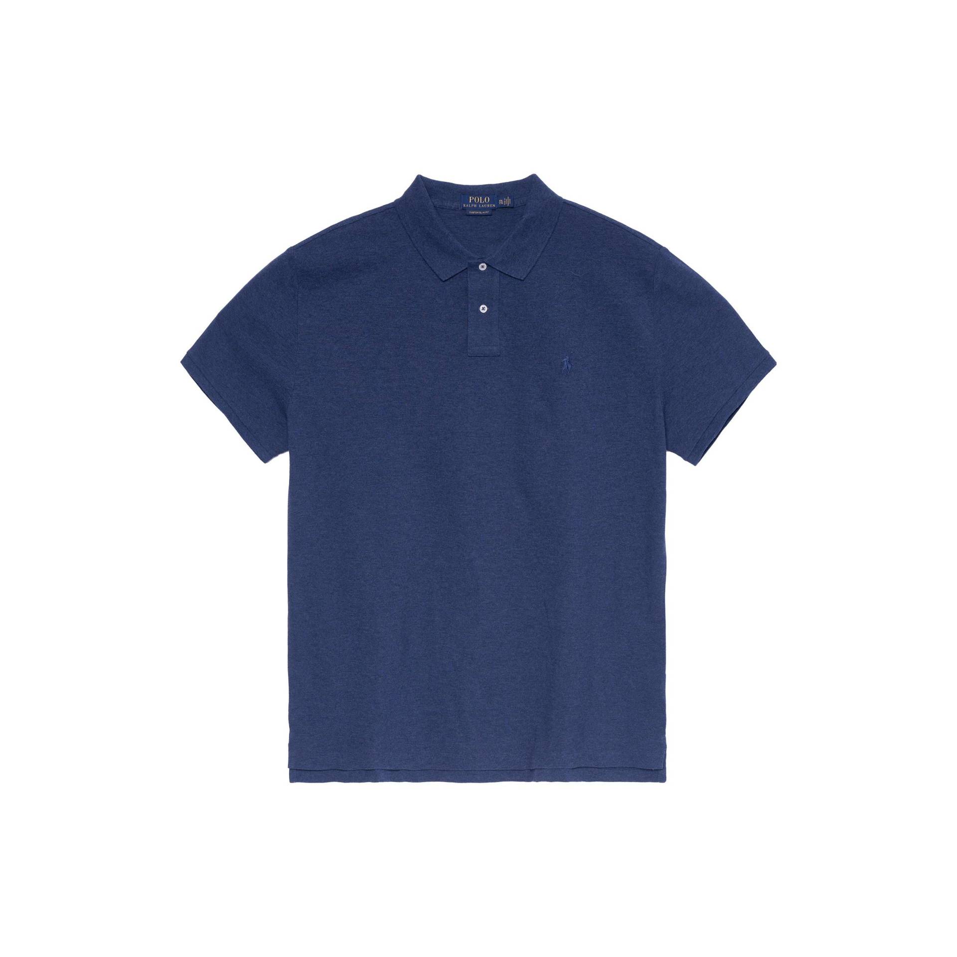 Polo Ralph Lauren SS23 Einfarbiges Logo Besticktes Kurzarm Poloshirt Herren Tops Blau Grau 710794276-040 XXL von Joom DACH