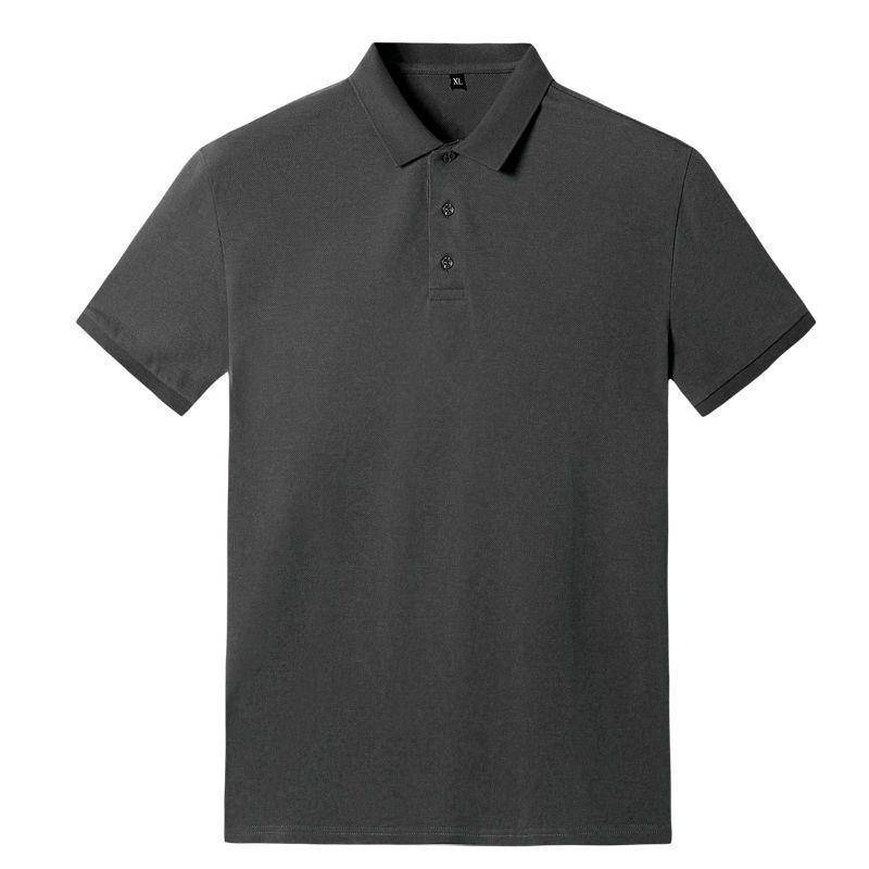 Poloshirt Herren 8XL Large - Sommer Business Casual Revers T-Shirt für Übergrößen 5XL dunkelgraue von Joom DACH