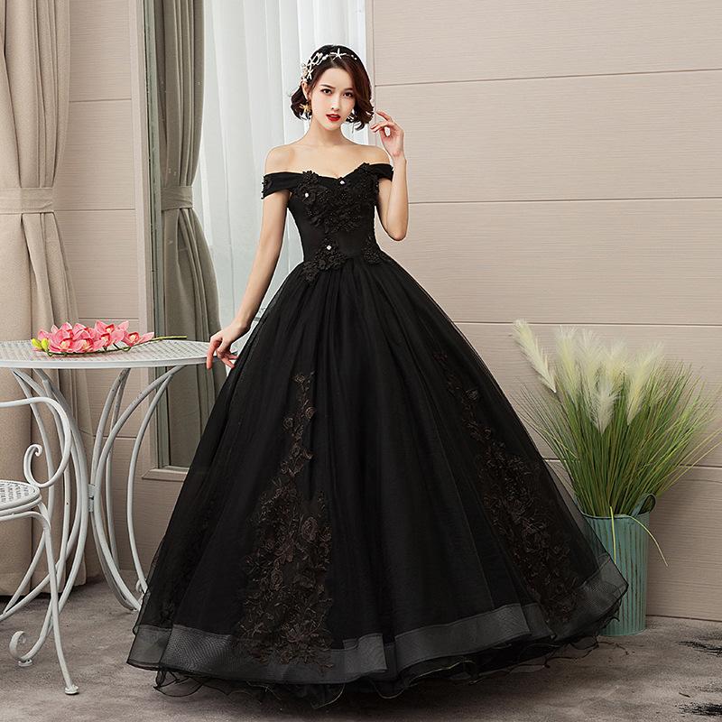 Pomp-Rock, Jahrestagung, Gastgeber, Laufsteg, Abendkleid, langes Studentenkleid für Damen S Pomp-Rock, Jahrestagung, Gastgeber, Laufsteg, Abendkleid, langes Studentenkleid für Damen S von Joom DACH
