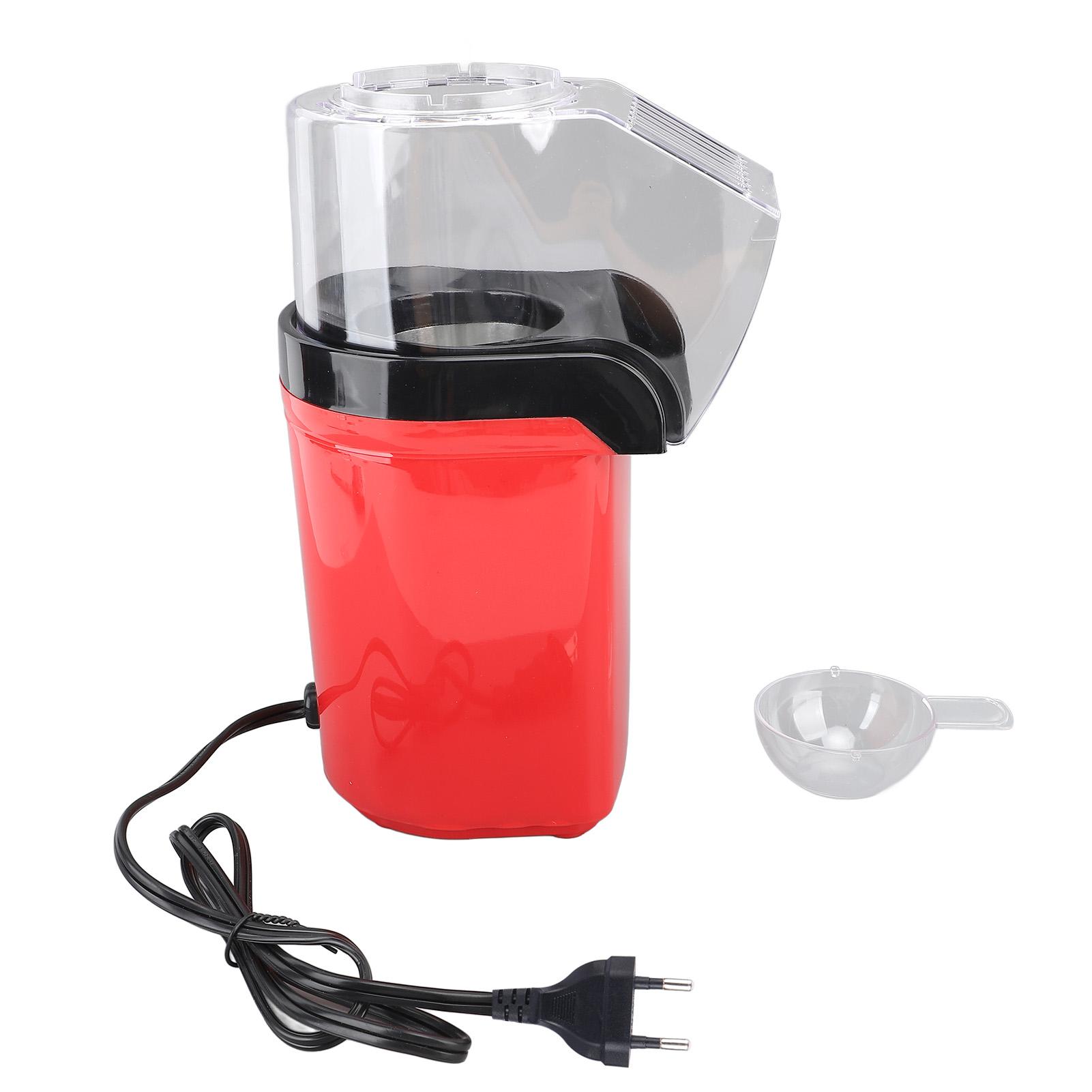 Popcornmaschine 1200W Ölfrei Schnelles Poppen Ein-Knopf-Bedienung Elektrische Heißluft-Popcornmaschine für L(for 6.5-9kg) von Joom DACH