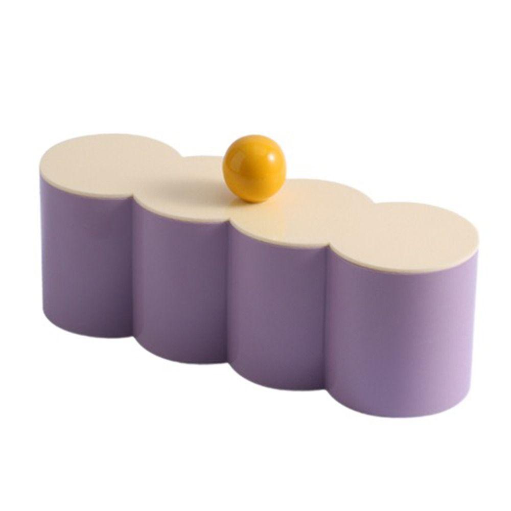 Tragbarer Wattestäbchenhalter Kunststoff Make-up Organizer Langlebige Niedliche Zahnstocherbox Haushalt violett von Joom DACH