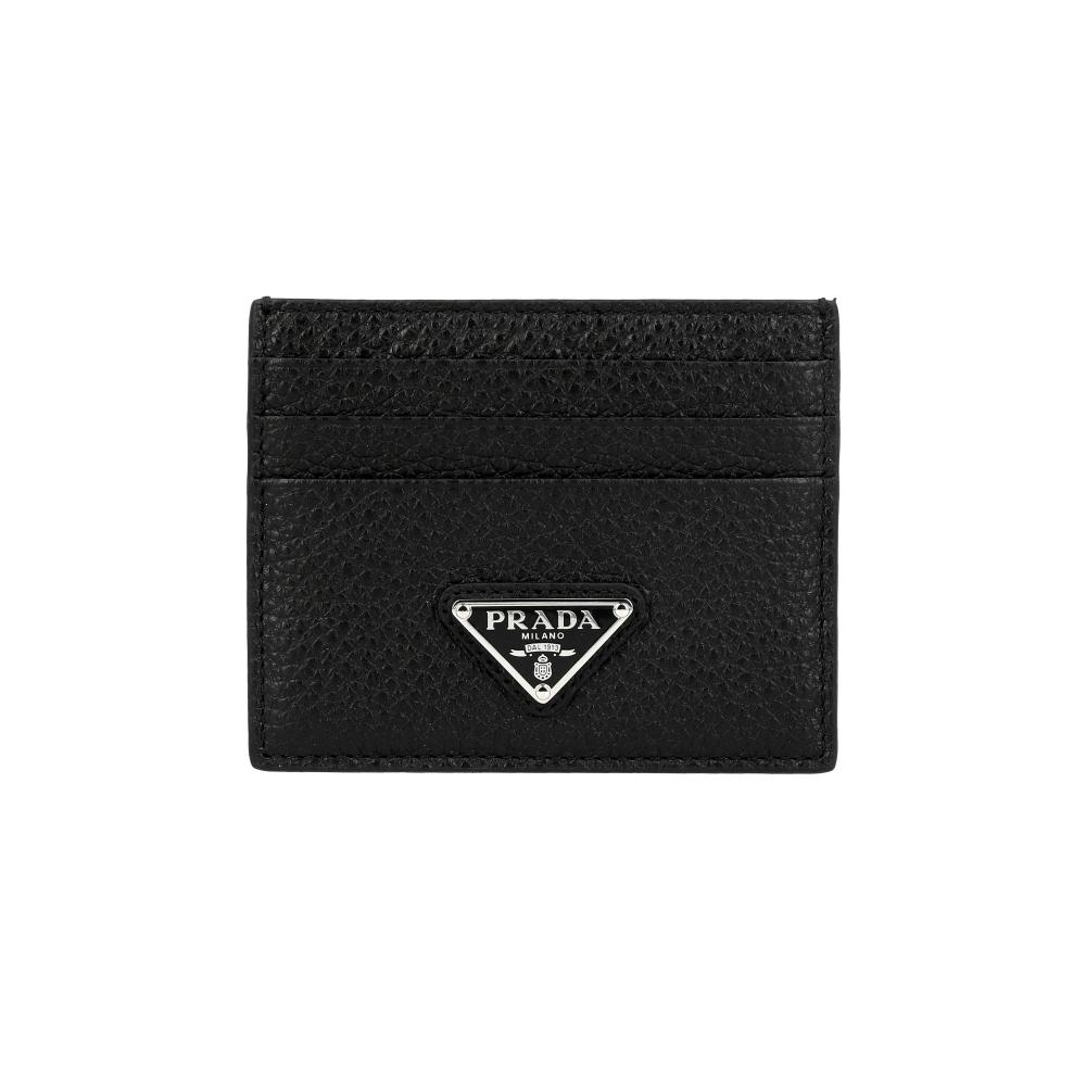 Prada Kartenetui mit Grain Triangle Logo 2mc025 2e54 F0002 2MC025 2E54 F0002 von Joom DACH