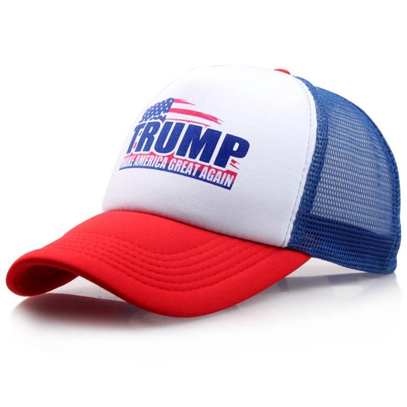 Präsident Trump Donald Make America Great Unisex Damen verstellbare Kappe Snapback Wanderkappen USA Sonnenhut Unisex Trucker Hat Dad Cap von Joom DACH