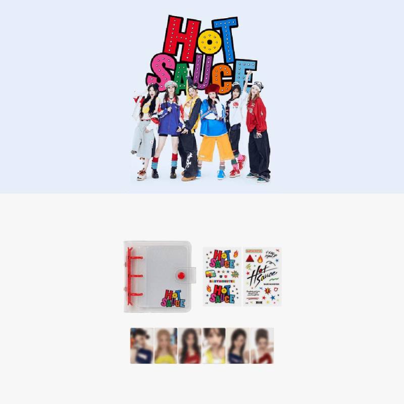 Vorbestellung BABYMONSTER HOTSAUCE PVC Foto Karten Binder + Sticker Set von Joom DACH
