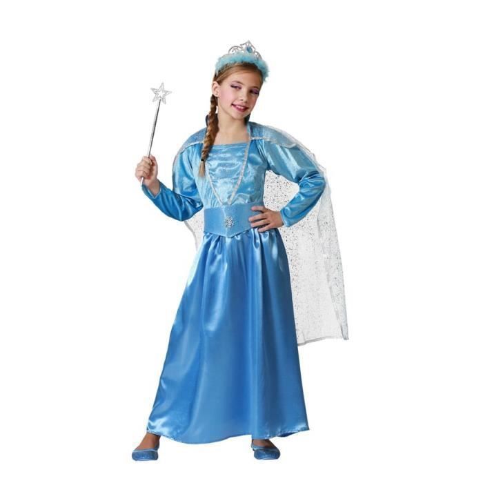 Prinzessin Kostüm - ATOSA - Blauer Umhang - Kleid und Gürtel - Mädchen 3-4 Jahre - Mehrfarbig von Joom DACH