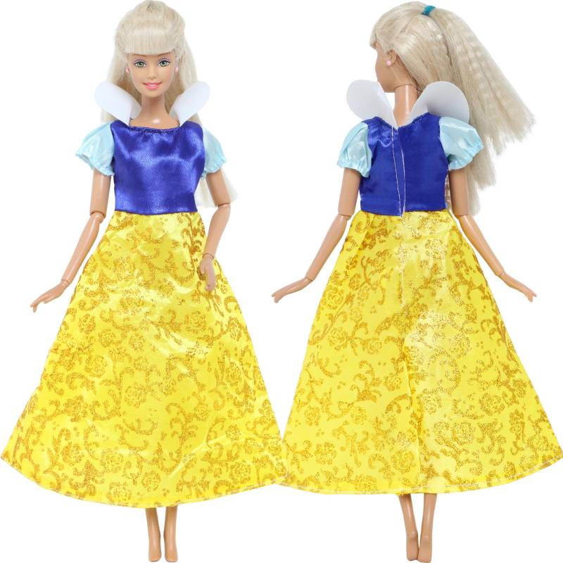 Prinzessin Puppenkleidung Party Ballkleider Kleid Spielset für Barbie Puppe Zubehör 1/6 11,5 Zoll Puppen Mädchen Spielzeug Lot Style von Joom DACH