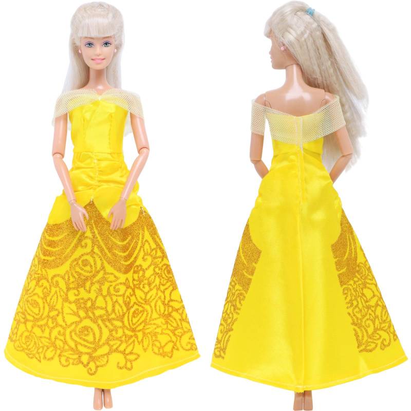 Prinzessin Puppenkleidung Party Ballkleider Kleid Spielset für Barbie Puppe Zubehör 1/6 11,5 Zoll Puppen Mädchen Spielzeug Lot Style von Joom DACH