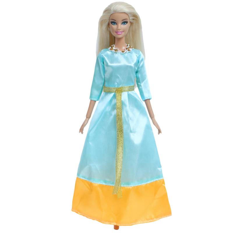 Prinzessin Puppenkleidung Party Ballkleider Kleid Spielset für Barbie Puppe Zubehör 1/6 11,5 Zoll Puppen Mädchen Spielzeug Lot Style von Joom DACH