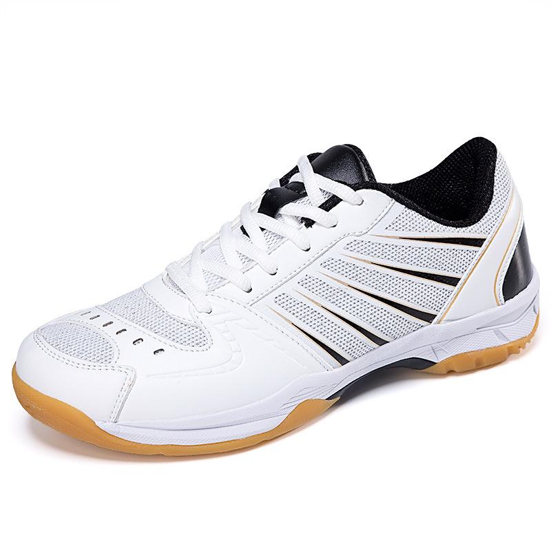 Professionelle Badmintonschuhe, atmungsaktive, rutschfeste Sportschuhe für Herren und Damen, Turnschuhe für Herren, Volleyball-/Tennis-Trainingsschuhe 46 von Joom DACH