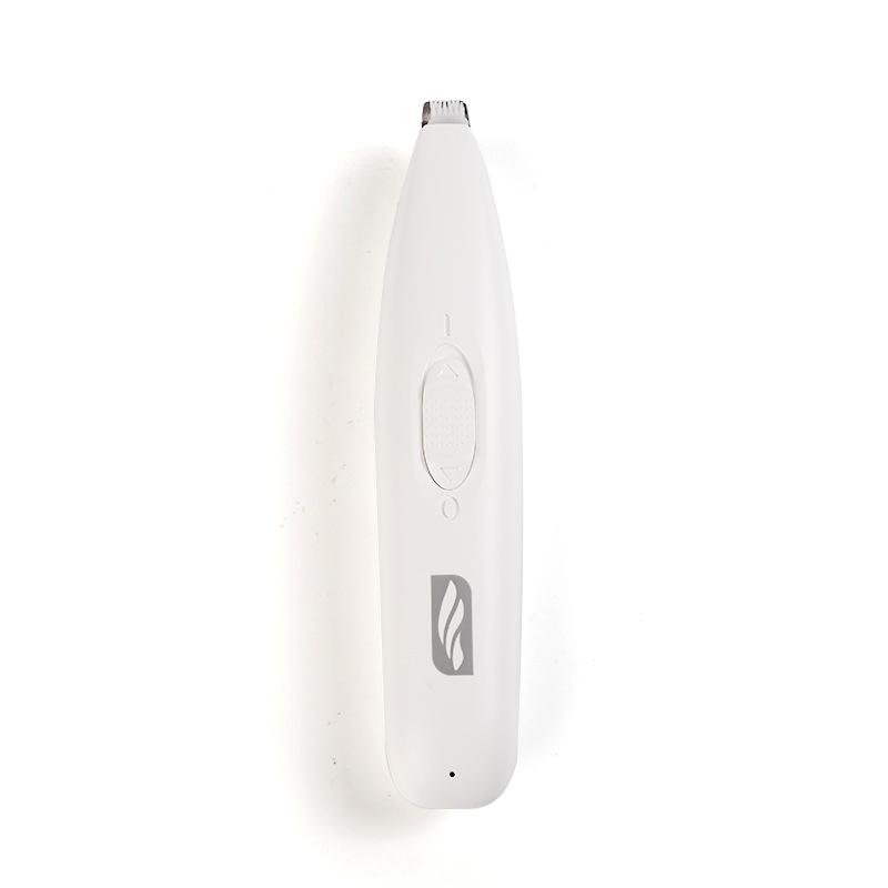 Professionelle Hundepflege-Haarschneidemaschine, kabellos, geräuscharm, 50 dB, Arbeitszeit 3 Stunden, 400 mAH, 3,7 V, klein weiß von Joom DACH