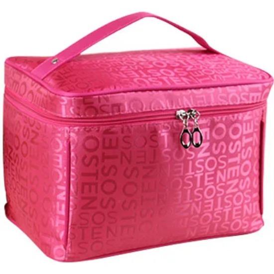 Professionelle Kosmetiktasche mit großem Fassungsvermögen, extragroß, hochwertig, wasserdicht, für Damen, Reise-Necessaire, Kulturbeutel von Joom DACH