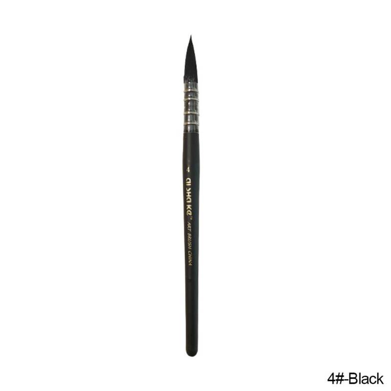 Professioneller Aquarellpinsel, Künstlerpinsel-Set, Gouache-Ölgemälde-Pinsel, Darwing-Kunstpinsel, Künstlerbedarf 4 schwarz Professioneller Aquarellpinsel, Künstlerpinsel-Set, Gouache-Ölgemälde-Pinsel, Darwing-Kunstpinsel, Künstlerbedarf 4 schwarz von Joom DACH