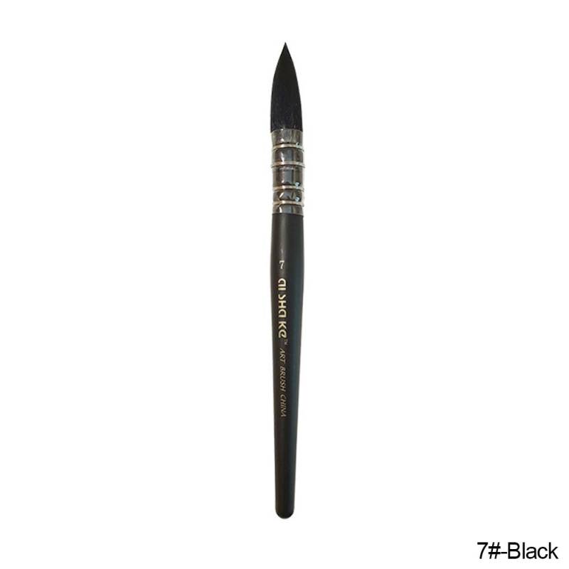 Professioneller Aquarellpinsel, Künstlerpinsel-Set, Gouache-Ölgemälde-Pinsel, Darwing-Kunstpinsel, Künstlerbedarf 7 schwarz Professioneller Aquarellpinsel, Künstlerpinsel-Set, Gouache-Ölgemälde-Pinsel, Darwing-Kunstpinsel, Künstlerbedarf 7 schwarz von Joom DACH
