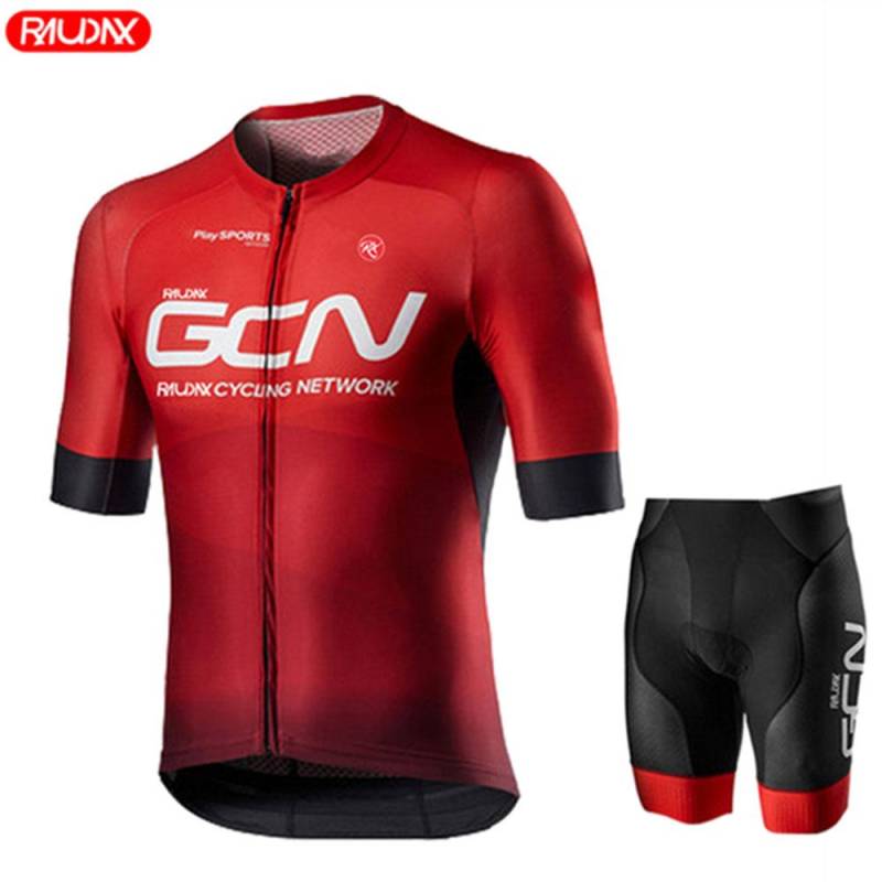 Professionelles Radsportteam 2025 Sommer-Radsportbekleidung für Herren, kurzärmelig, Mountainbike-Radsportbekleidung, Triathlon-Trikot XL von Joom DACH