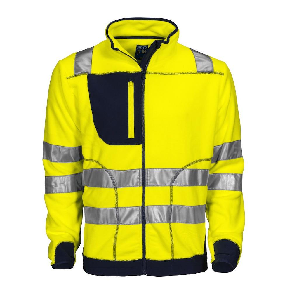 Projob Fleece-Hi-Vis-Mantel für Herren XS gelb Projob Fleece-Hi-Vis-Mantel für Herren XS gelb von Joom DACH