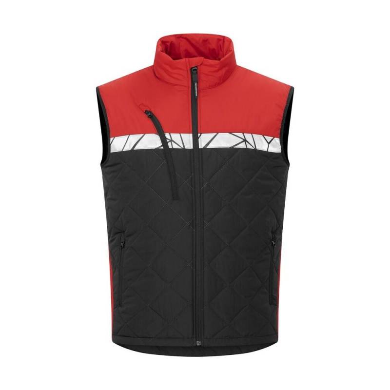 Projob Herren 7700 Progression Gilet M rot/schwarz Projob Herren 7700 Progression Gilet M rot/schwarz von Joom DACH