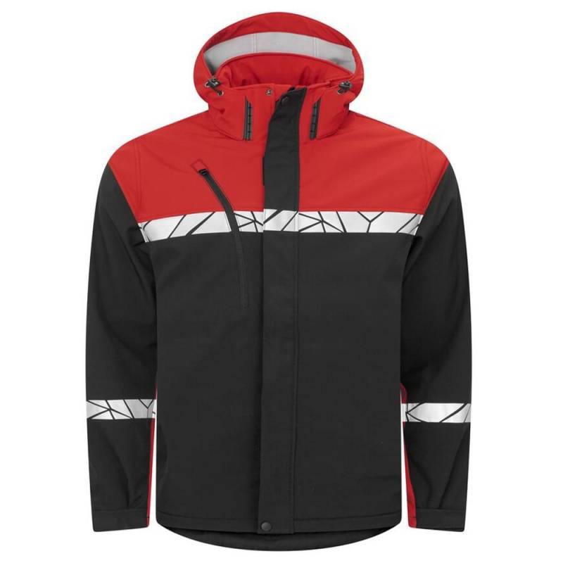 Projob Herren Progression Softshelljacke 4XL schwarz/rot von Joom DACH
