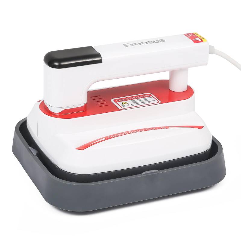 Protable Hitzepressemaschine T-Shirt-Druck Einfache Erwärmung Transferpresse Eisenmaschinen für Baby US Plug weiß von Joom DACH