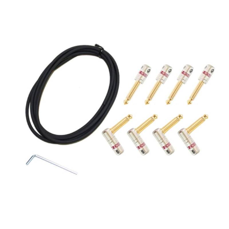 Providence Patchkabel V206 Lötfreies Kabel 2,0 m + S-Stecker x 4, L-Stecker x 4 (Kabel + Stecker Set) von Joom DACH