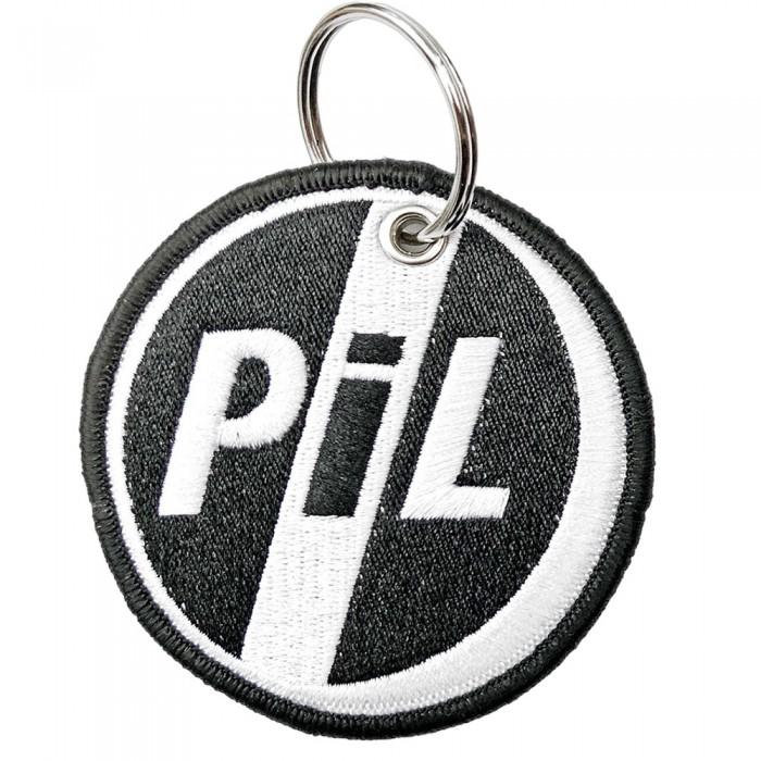 Public Image Ltd Kreis-Schlüsselanhänger mit doppelseitigem Aufnäher und Logo One Size weiß/schwarz von Joom DACH