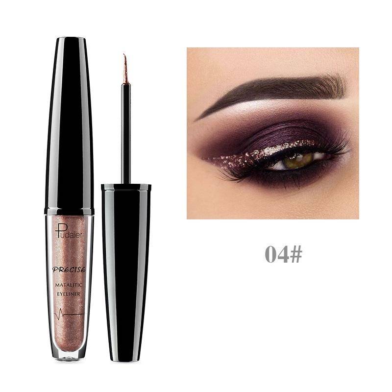 Pudaier Heavy Metal Pearlescent Liquid Eyeliner Pudaier 04# von Joom DACH