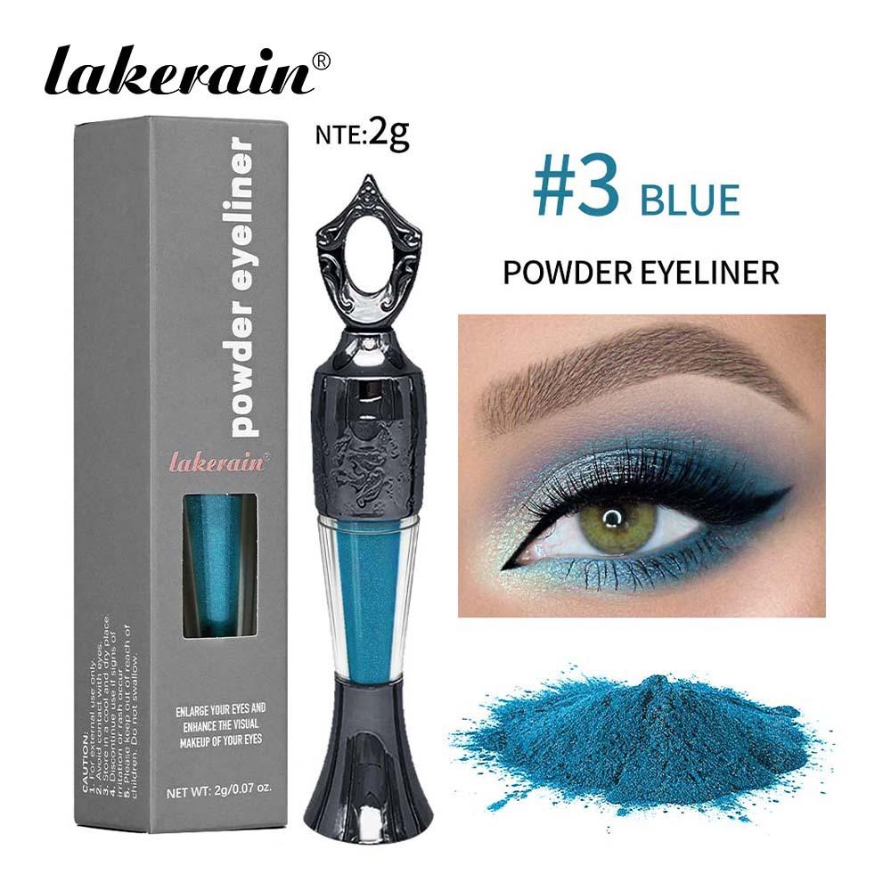 Puder Eyeliner 100% Naturpuder Langhaltender Eyeliner Arabischer Eyeliner (Schwarz Grün) Eyeliner für Frauen aus dem Nahen Osten und Afrika blau von Joom DACH
