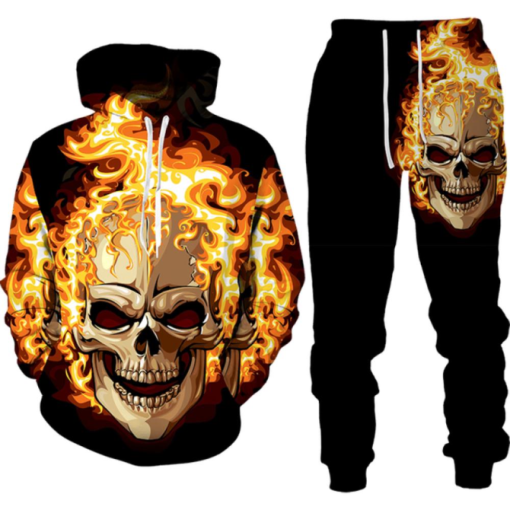 Punk 3D Schädel Gedruckt Hoodies Hosen Anzüge Coole Herren Damen Mode Frühling Herbst Casual Pullover Sweatshirts Sets Street Style XXL Punk 3D Schädel Gedruckt Hoodies Hosen Anzüge Coole Herren Damen Mode Frühling Herbst Casual Pullover Sweatshirts Sets Street Style XXL von Joom DACH