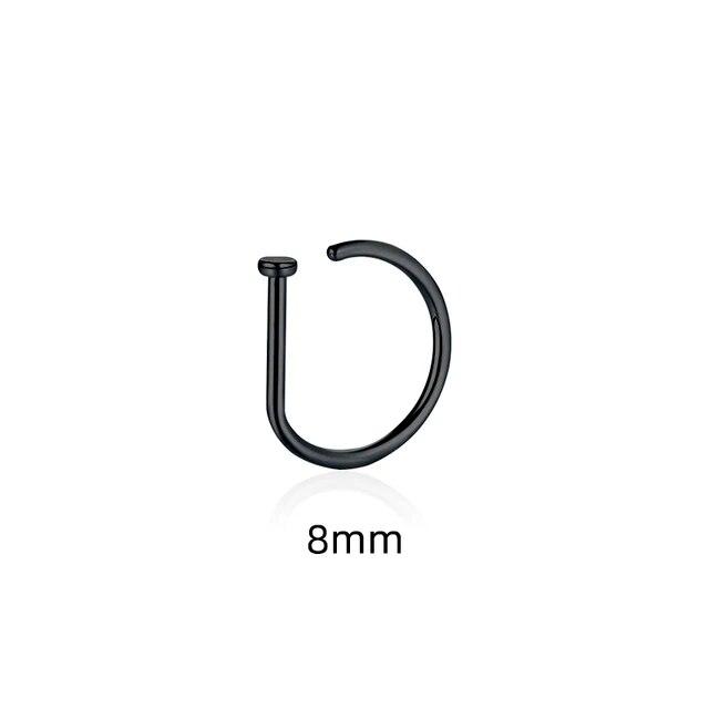 Punk Frauen Männer Gefälschte Piercing Nase Ring Ohrringe Mode Nicht Piercing Nase Clip Edelstahl Perforation Septum Körper Schmuck von Joom DACH