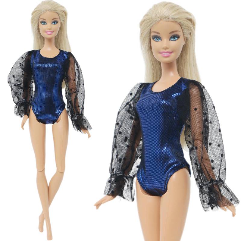 Puppe Bikini 1/6 Puppen Badeanzüge Strand Bademode Kleidung für Barbie Puppe Mädchen Spielzeug dunkelblaue von Joom DACH