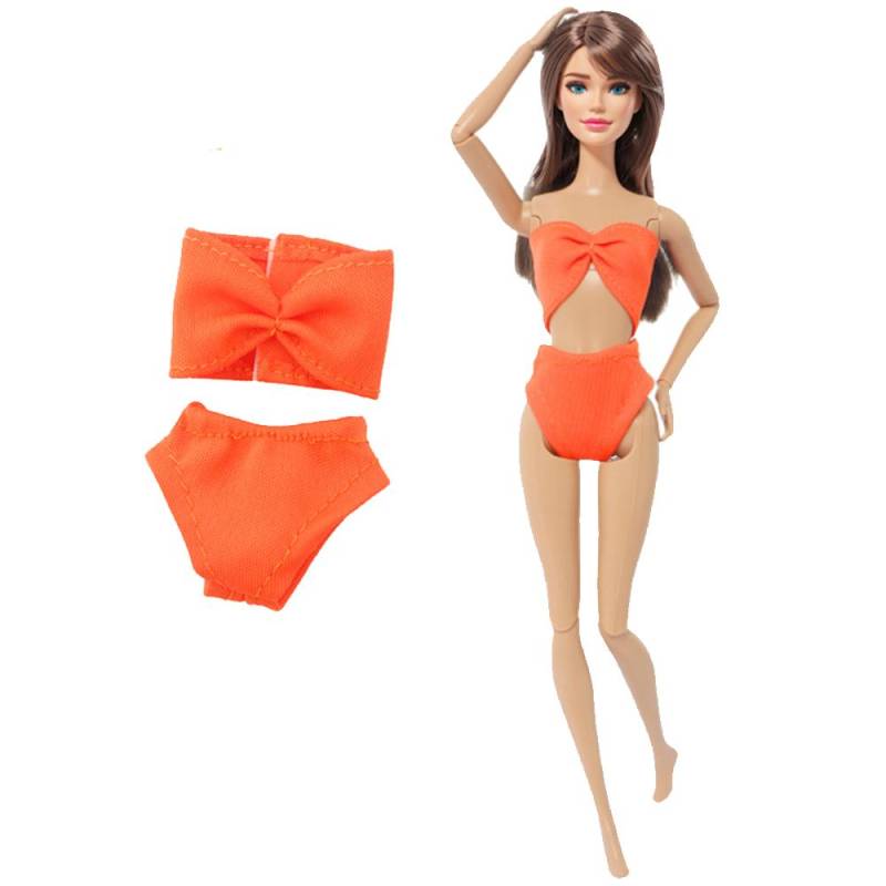 Puppe Bikini 1/6 Puppen Badeanzüge Strand Bademode Kleidung für Barbie Puppe Mädchen Spielzeug von Joom DACH