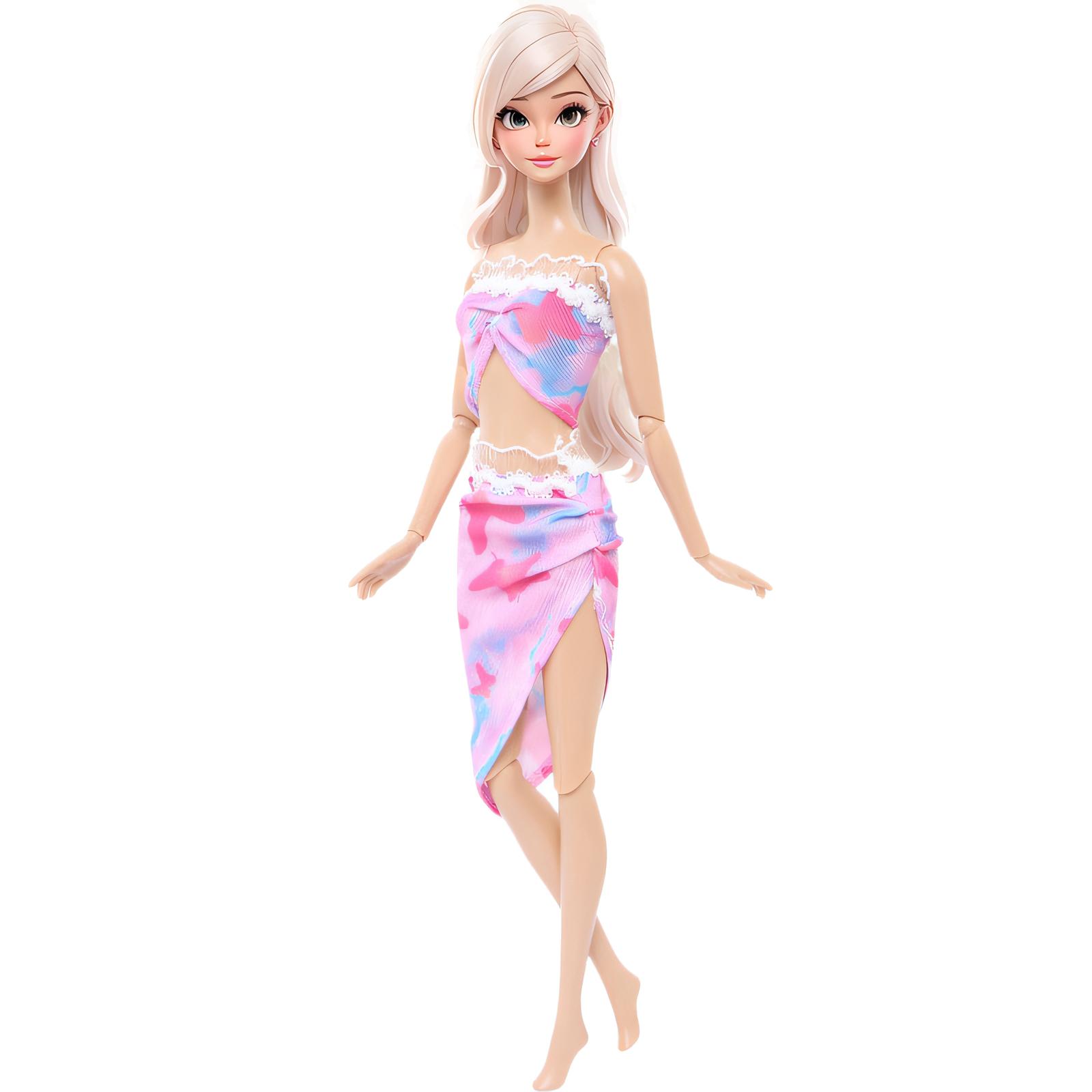 Puppe Bikini 1/6 Puppen Badeanzüge Strand Bademode Kleidung für Barbie Puppe Mädchen Spielzeug von Joom DACH