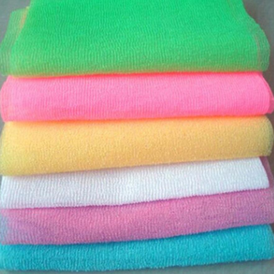 Pure Color Langes, starkes, weiches Badetuch zum Rückenreiben rosa von Joom DACH