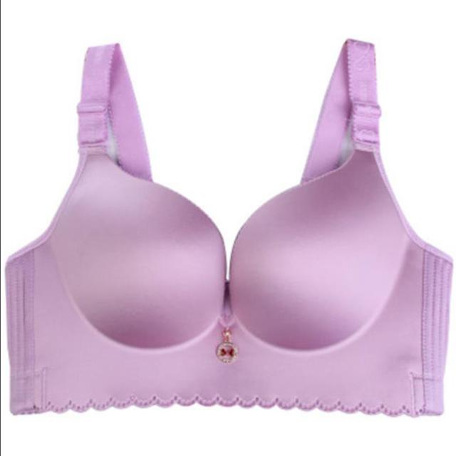 Push-Up-BHs für Damen in Übergröße, DE, drahtfrei, Bralette, dünne sexy Unterwäsche, Dessous, Push-Up-BH in Übergröße für Damen 46/105D violett Push-Up-BHs für Damen in Übergröße, DE, drahtfrei, Bralette, dünne sexy Unterwäsche, Dessous, Push-Up-BH in Übergröße für Damen 46/105D violett von Joom DACH