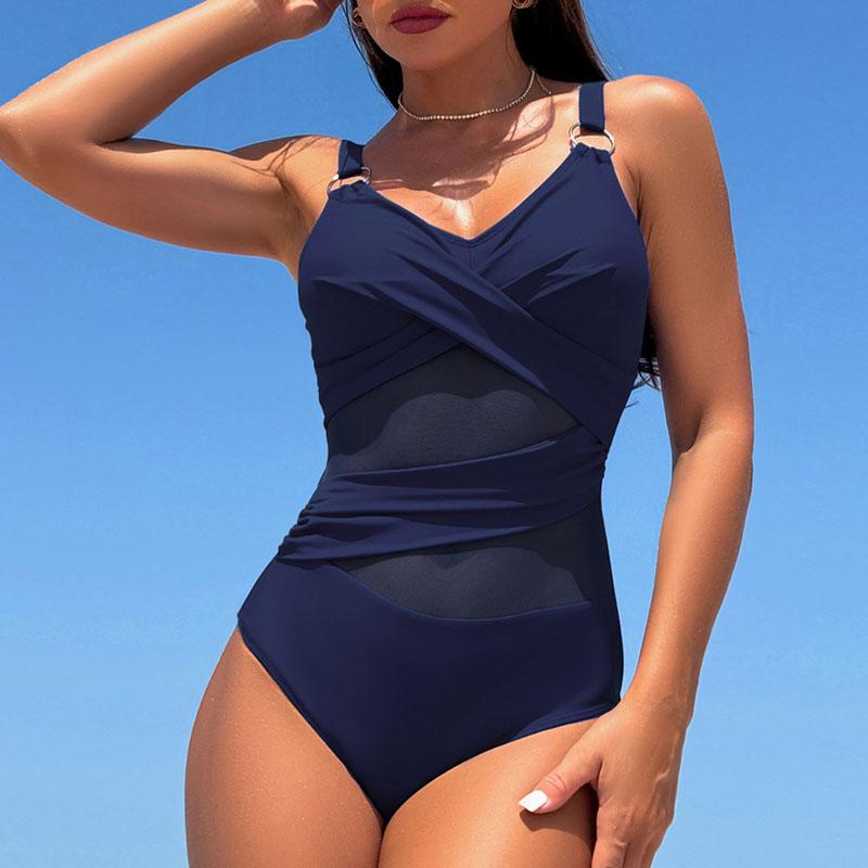Push-Up Frauen Ein Stück Badeanzug Sexy Mesh Bademode Weiblichen Strand Badeanzug Monokini L Push-Up Frauen Ein Stück Badeanzug Sexy Mesh Bademode Weiblichen Strand Badeanzug Monokini L von Joom DACH