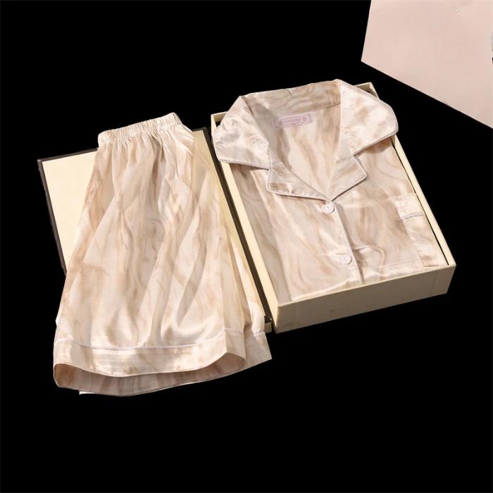 Pyjama mit Kaninchenaufdruck Damen-Pyjama-Set Koreanischer Sommer 2-teiliger Pyjama Studenten Niedliche Hauskleidung XXL von Joom DACH