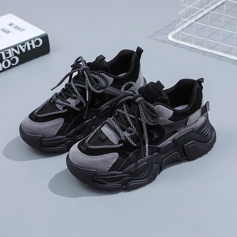 Q6601 Laufschuhe Damen Neue Laufschuhe Trendige Damenschuhe Freizeitschuhe Herbst Daddy Shoes Damen Sport 40 von Joom DACH