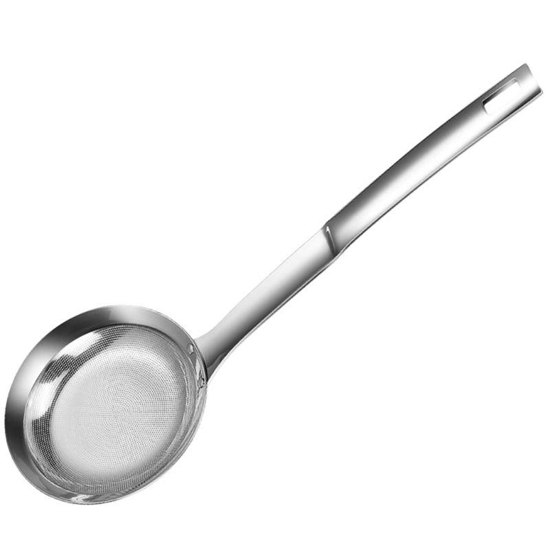 Hochwertige Abschöpfkelle Edelstahl-Netzfilter Schaumlöffel Küchensiebe Löffel mit Griff zum Kochen in der Küche von Joom DACH