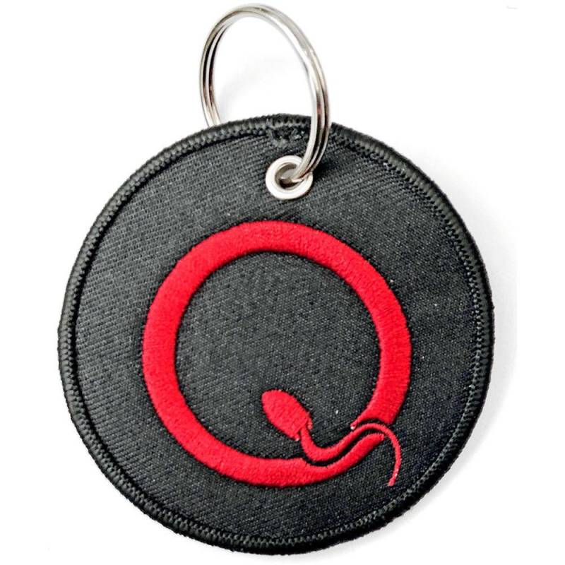 Queens Of The Stone Age Q Doppelseitiger Patch-Logo-Schlüsselanhänger One Size rot/schwarz von Joom DACH
