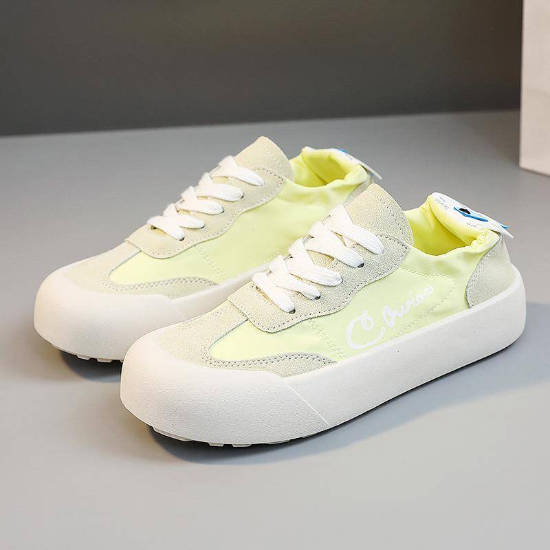 R618 Neue Tuch Casual frauen Schuhe Sommer Modische Atmungs Plattform Erhöhte Einfach Tragen Schuhe Student Reine Farbe Alle-passenden 40 von Joom DACH