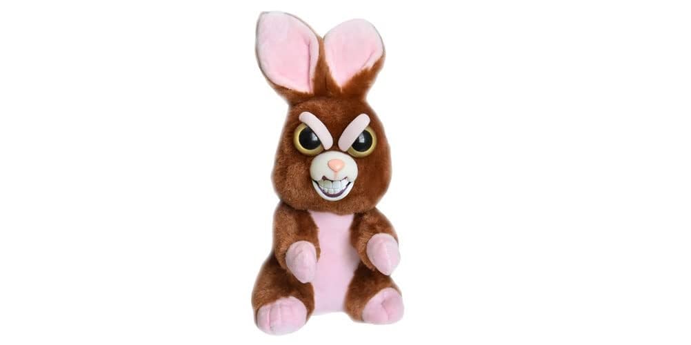 RANGS Feisty Pets Smile Hase Plüschtier mit wechselnden Gesichtsausdrücken von Joom DACH