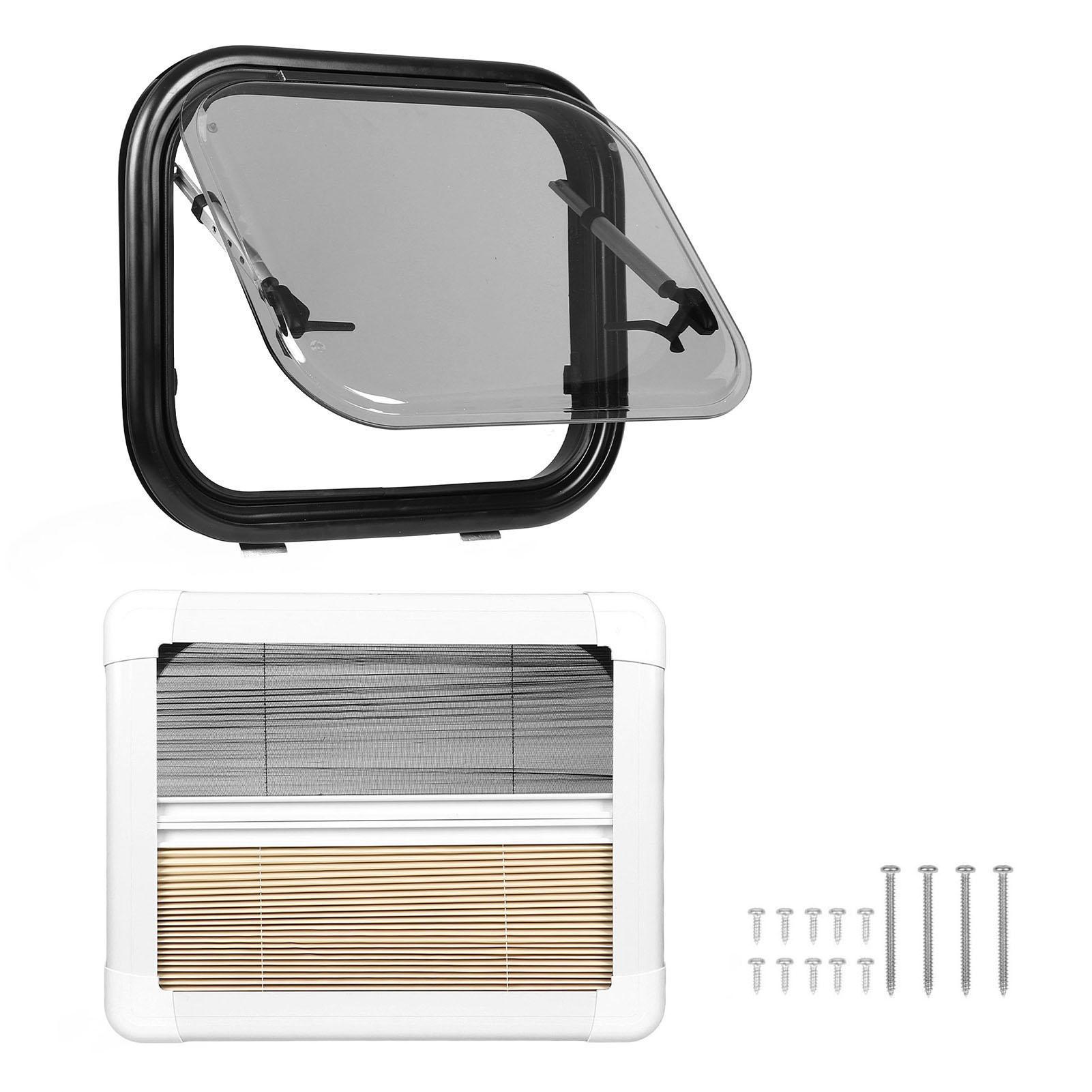 RV-Fenster, Aluminiumlegierung, maximaler Öffnungswinkel 45 Grad, RV-Ausschiebefenster für RV-Wohnmobilanhänger von Joom DACH