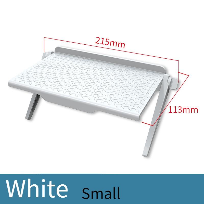 Rack TV Monitor Organizer Bildschirm Top Lagerung Regal Halter Praktische Home Storage Computer Büro Multifunktionale Organizer Small weiß von Joom DACH