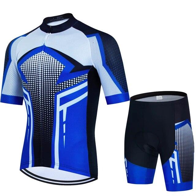 Radfahren Kleidung Shorts Mann Männer Sommer Kleidung männer Jacke Uniform Jersey Set Laser Cut Bib Mtb Männlich Fahrrad Hosen 2024 L von Joom DACH
