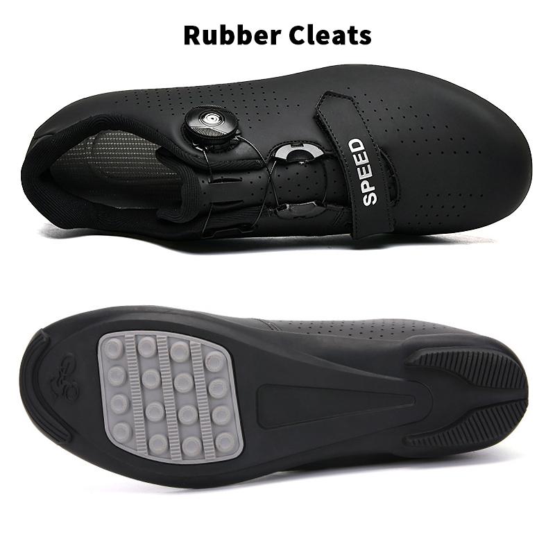 Radfahren Turnschuhe Rennrad Cleat Schuhe Männer Mountain Racing Geschwindigkeit Turnschuhe Frauen Flache Fahrrad Schuhe Professionelle Outdoor Athletic Sport Fahrrad Schuhe 45 schwarze bohne von Joom DACH