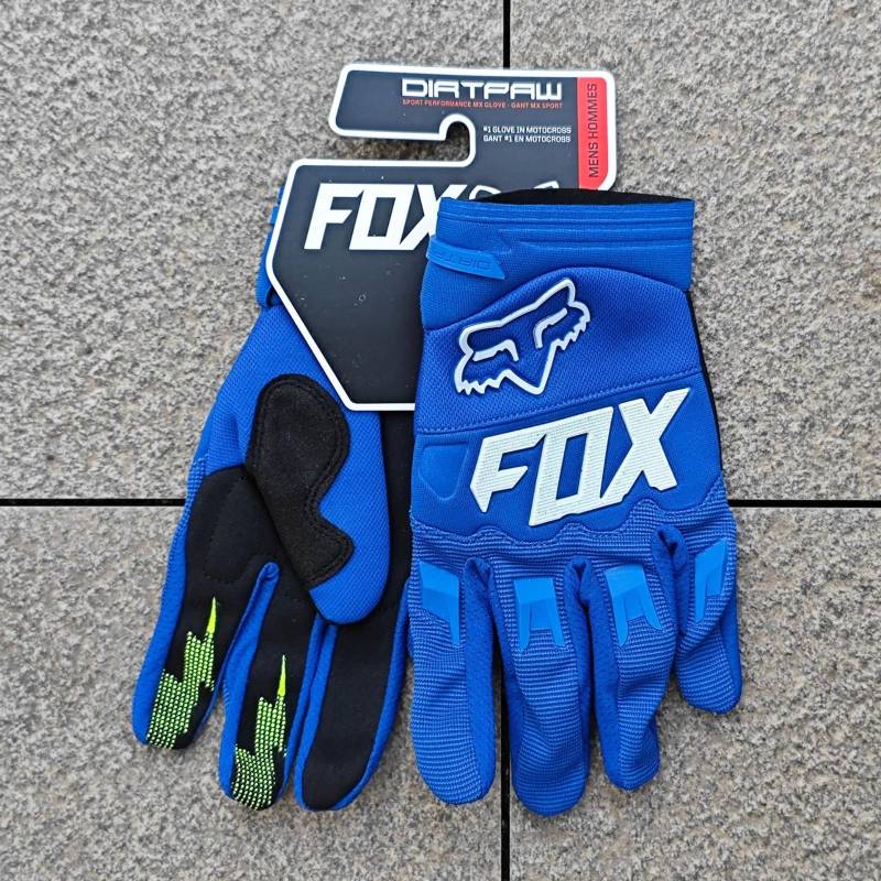 Radhandschuhe Motorrad Outdoor Offroad Sport Herren- und Damen-Anti-Rutsch-Handschuhe XL blau von Joom DACH