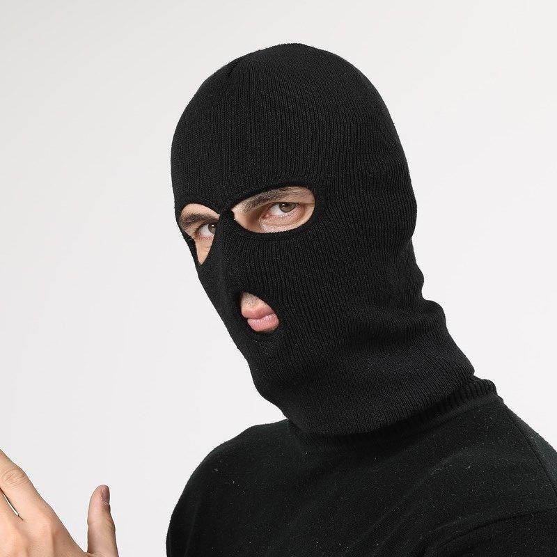 Räuber Räuber maskierte Kopfbedeckung Maske Vollgesichtshaube Schutzmaske winddicht staubdicht Fahrradkappe männlicher Gesichtsschutz One size von Joom DACH