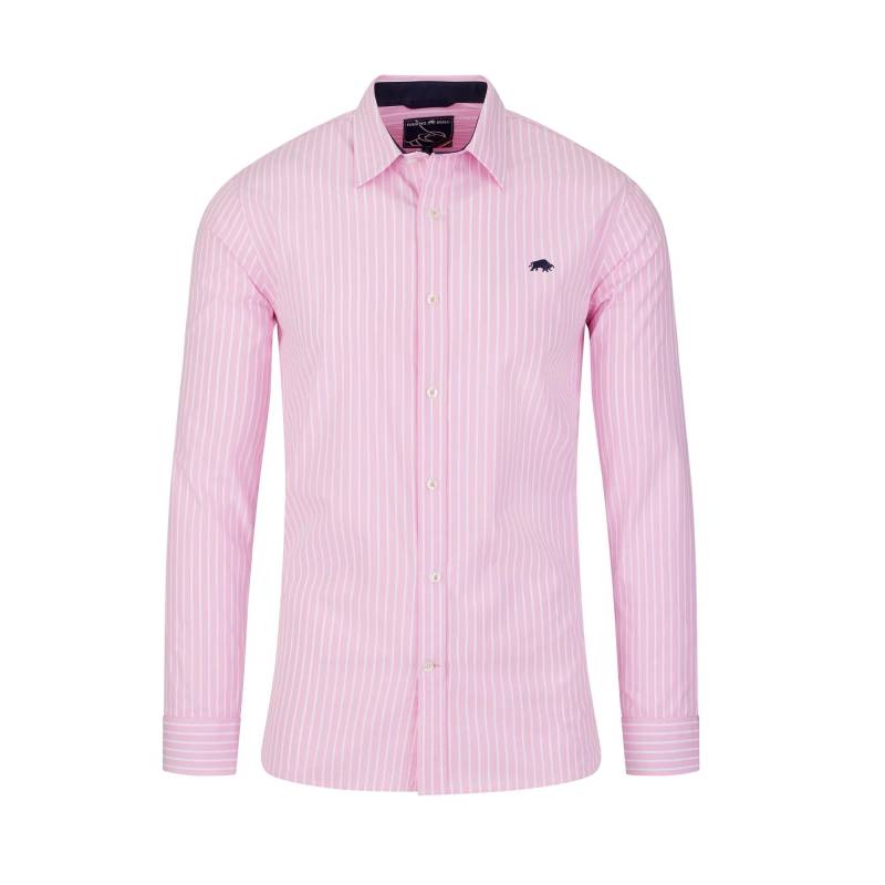 Raging Bull Herren Langarmhemd mit klassischen Streifen XXL rosa von Joom DACH